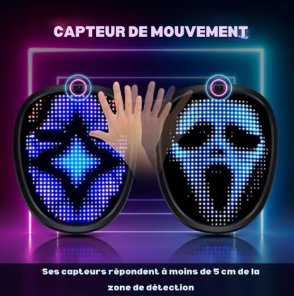 MASQUE AFFICHAGE LED - Modèle Standard