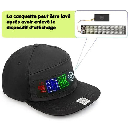 Casquette bandeau LED - Tarif dégressif jusqu'à 22€ par 10 unité