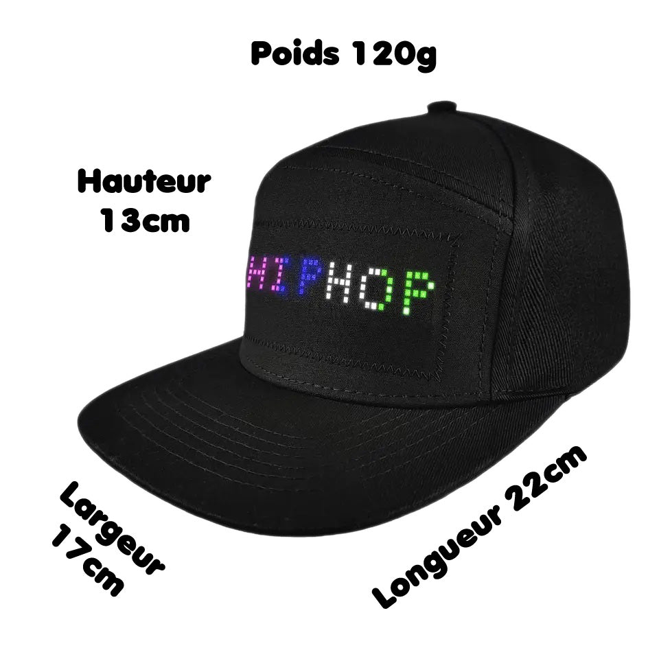 Casquette bandeau LED - Tarif dégressif jusqu'à 22€ par 10 unité