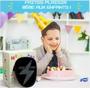 MASQUE AFFICHAGE LED - Modèle Standard